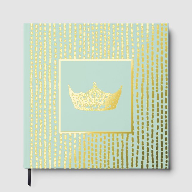 Foil Pageant Crown Photo Scrapbook with NO text  (Front)