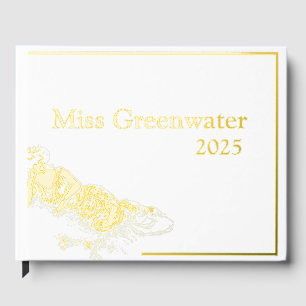 Foil Pageant photo & Scrapbook Retro Queen Foil Guest Book