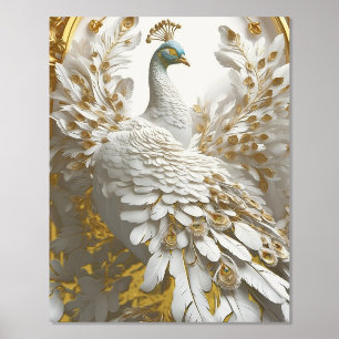 Foil Print, Size: 11" x 14", Foil Color: Gold, Mat Foil Prints