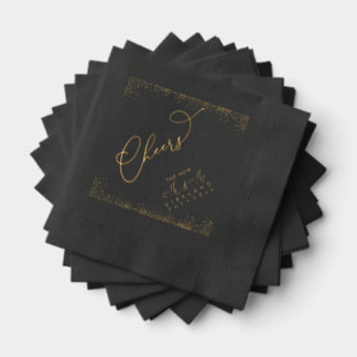Foil Stamped Napkins