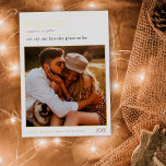 Foil Together Dictionary Christmas Holiday Photo<br><div class="desc">Add some shine to your Christmas cards with real gold, silver, or rose gold foil! This classic and timeless metallic style is sure to add another level to your cards. This heartwarming design features a dictionary definition of "together" as "our favorite place to be". At the top of this card,...</div>
