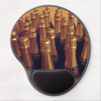 Foil Topped Champagne Bottles Gel Mouse Pad