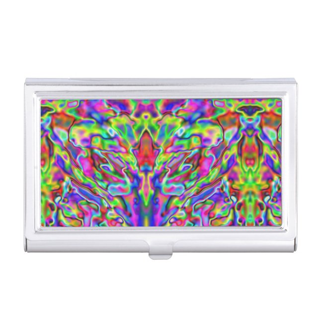 Foiled Pool Business Card Case (Front)