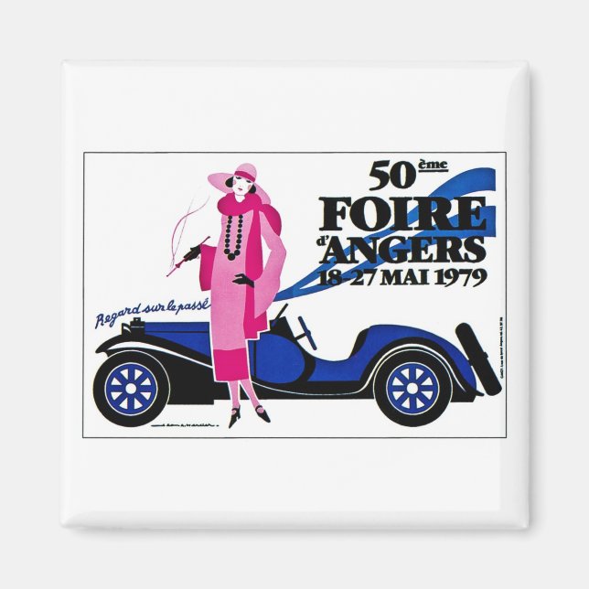 Foire d'Angers - Vintage French Advertisement Magnet (Front)