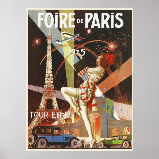 Foire de Paris - Vintage Art Poster (Front)