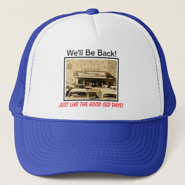 FOIT Hat "We'll Be Back!" (Front)