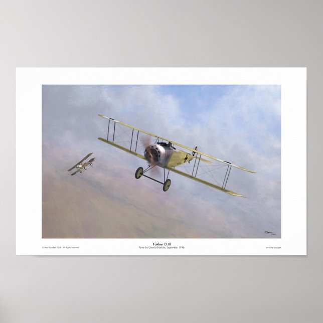 Fokker D.III Poster (Front)
