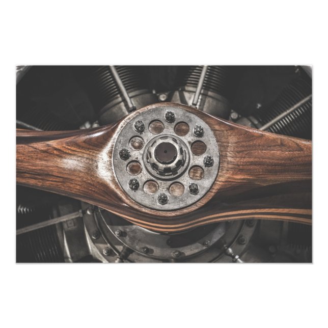 Fokker E III Eindecker WWI Aircraft Propeller Photo Print (Front)