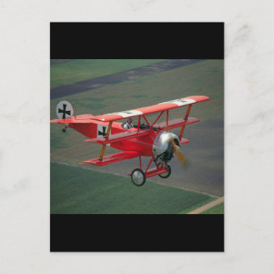 Fokker, triplane replica, 1983_Classic Aviation Postcard
