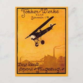 Fokker Worke Poster on Notecards