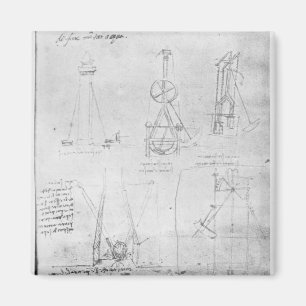 Fol. 20r from Paris Manuscript B, 1488-90 Magnet