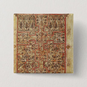 Fol.220 Carpet page, from the Lichfield Pinback Button