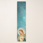 FOL Icon Scarf Long (16"x72")<br><div class="desc">FOL Icon Painting with "Spread the effect of thy Flame of Love over all of Humanity". Size is  (16"x72")</div>