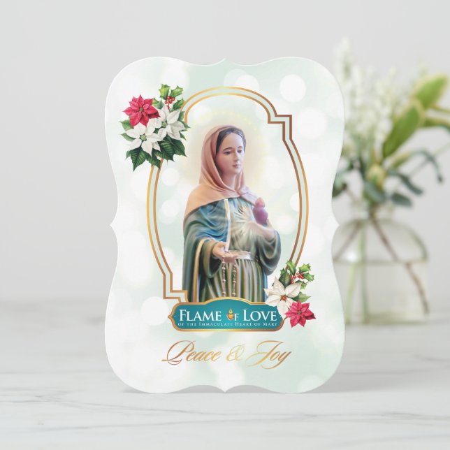 FOL "Peace & Joy" Flat Card (Standing Front)
