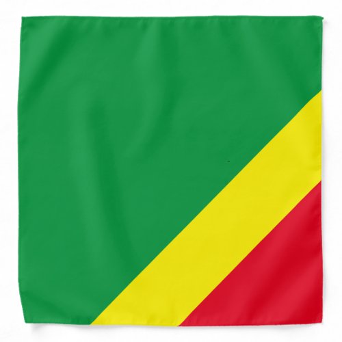 Fold Diagonally Ethiopia Flag  Rasta Flag  Bandana