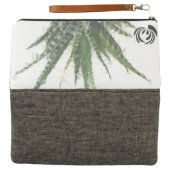 Fold over Clutch Geometric Succulent (Outside Open)