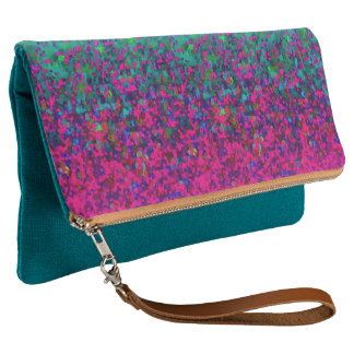 Fold-Over Clutch Glitter Dust Background