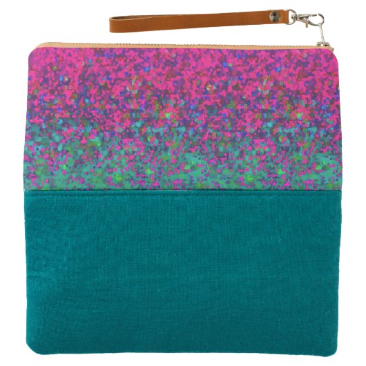 Fold-Over Clutch Glitter Dust Background (Outside Open)