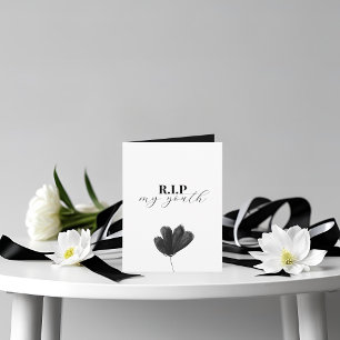 Fold Pic R.I.P. My Youth 30th Birthday Invitation