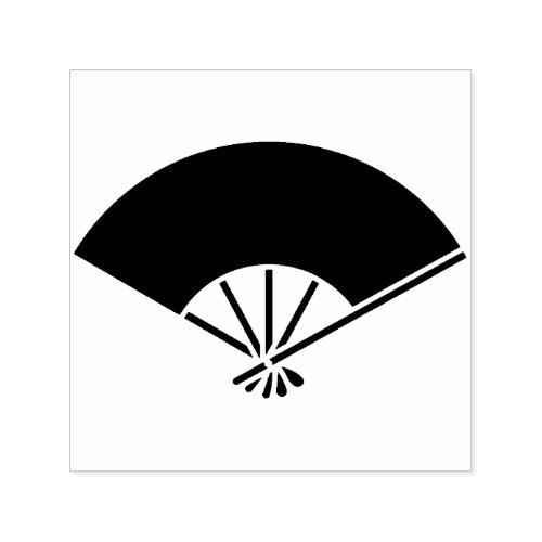 Foldable fan with five frames  五本骨扇 self_inking stamp