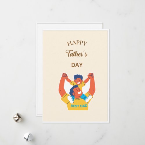 Foldable Fathers Day Cards Printable  Fathers Day