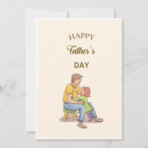 Foldable Fathers Day Cards PrintableFrom Daughter