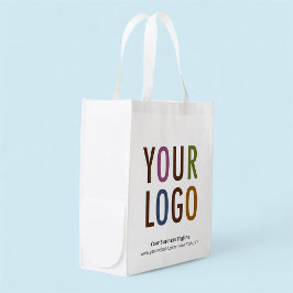 Foldable Grocery Bag Custom Printed Logo Polyester
