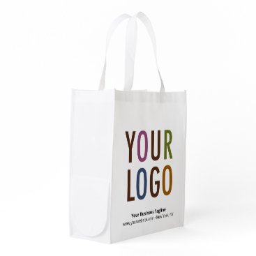 Foldable Grocery Bag Custom Printed Logo Polyester