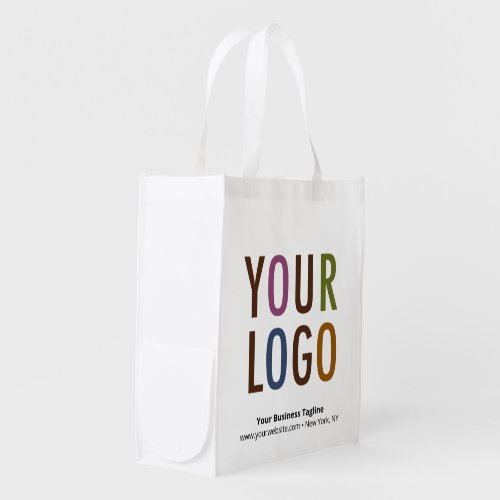 Foldable Grocery Bag Custom Printed Logo Polyester