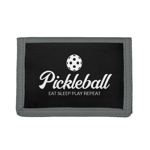 Foldable money walet gift for pickleball player tr trifold wallet