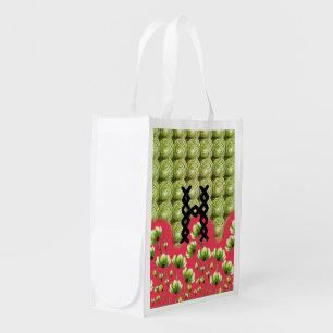 Foldable Shopping Trolley Bags Green & Reusable