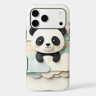 Folded Baby Panda Cute Origami iPhone 17 Pro Max Case