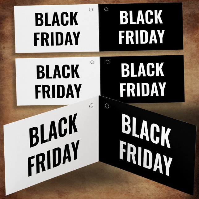 Folded Black Friday Discount Hang Tag Clothing (Creator Uploaded)