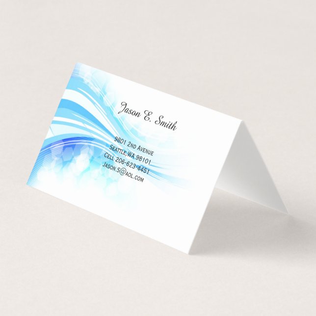 Folded Business Card (Front)