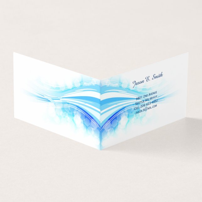 Folded Business Card (Outside)