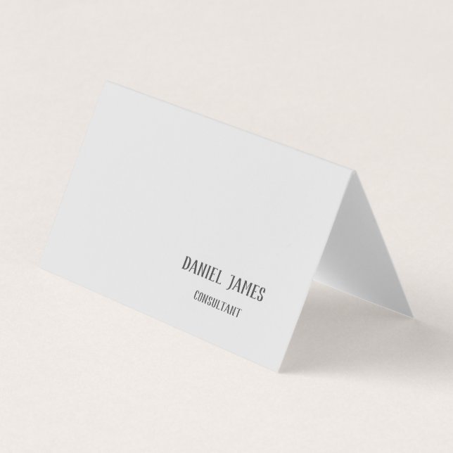 Folded Business Card (Front)