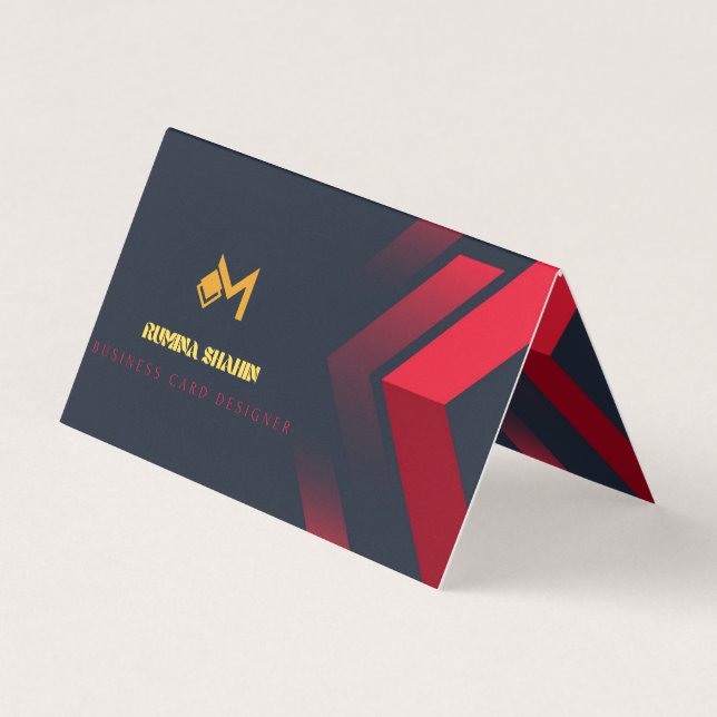 Folded Business Card (Front)