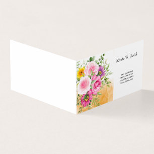 Folded Business Card