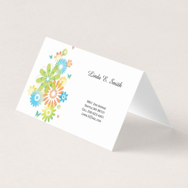 Folded Business Card (Front)