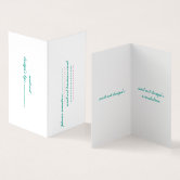 Custom Horizontal Tent Fold Folded Business Card