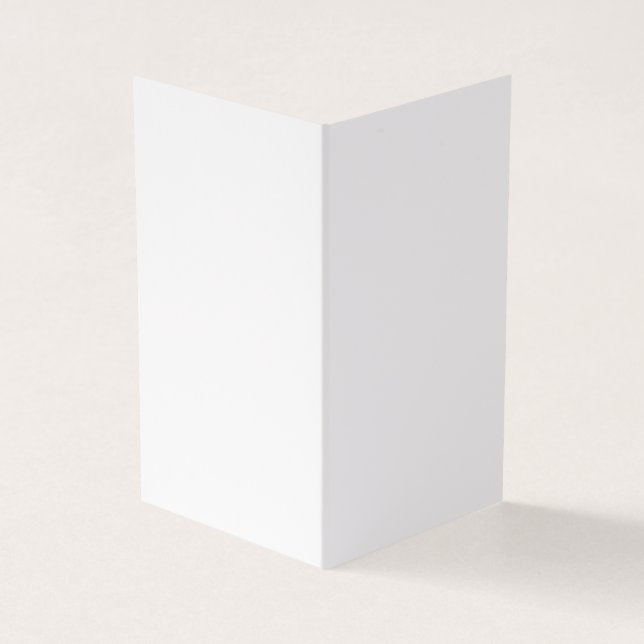 Folded Business Card (Outside)