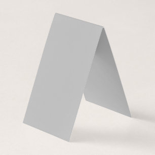 Folded Business Card Blank Tent Card   Minimal