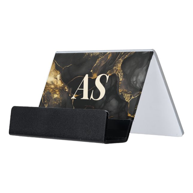 Folded Business Card Desk Business Card Holder (Angled Front)