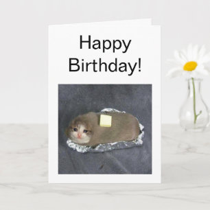 Folded Card Butta Cat  Meme