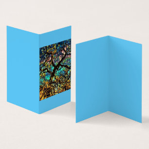 Folded Card, Paper: Standard Semi-Gloss