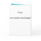 Folded Card Quinceanera Aqua Teal Glitter Tiara