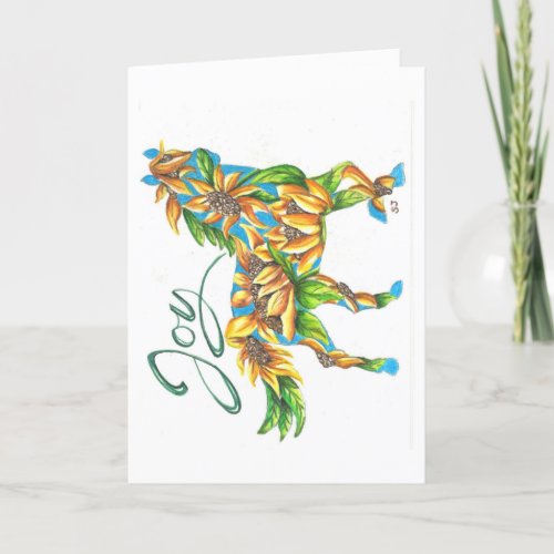 Folded Card Sunshine Joy Horse