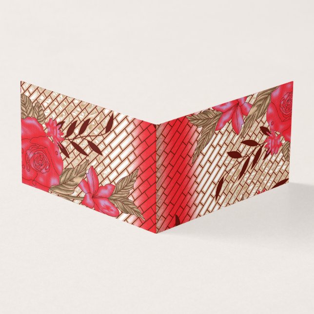 Folded Cards | Floral Elegance – Modern Style (Outside)