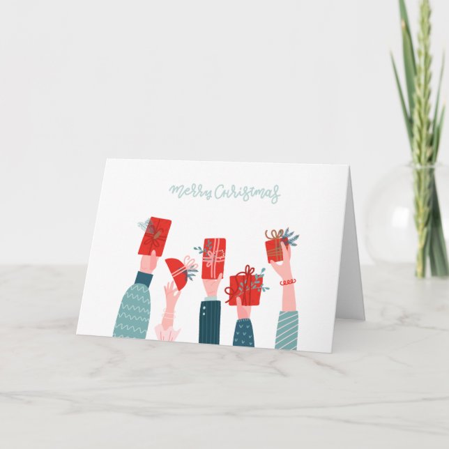 Folded christmas card (Front)