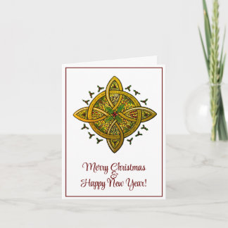 Folded Christmas Card printed from original art
